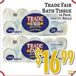 Trade Fair Supermarket Trade Fair bath tissue offer