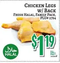 Trade Fair Supermarket Chicken Legs w/ Back offer