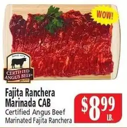 El Ahorro Fajita Ranchera Marinated CAB offer