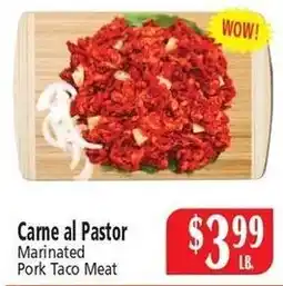 El Ahorro Carne al Pastor Marinated Pork Taco Meat offer