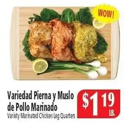 El Ahorro Variety Marinated Chicken Leg Quarters offer