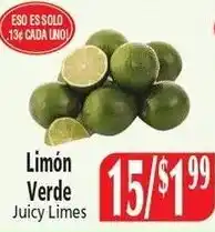El Ahorro Limón Verde Juicy Limes offer
