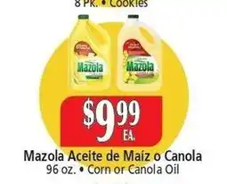 El Ahorro Mazola Corn or Canola Oil offer