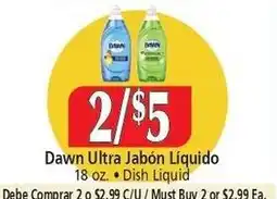 El Ahorro Dawn Ultra Jabón LÃquido offer