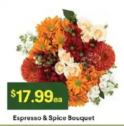 Raley's Espresso & Spice Bouquet offer