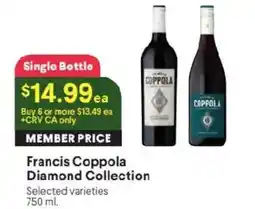 Raley's Francis Coppola Diamond Collection offer