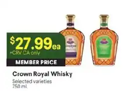 Raley's Crown Royal Whisky offer