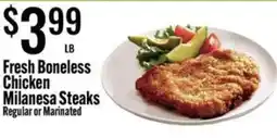 Jons International Fresh Boneless Chicken Milanesa Steaks offer