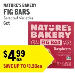 New Seasons Market Nature's Bakery Fig Bars offer