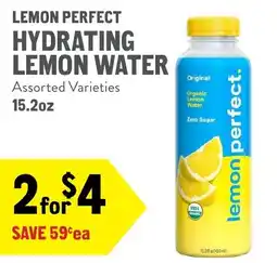 New Seasons Market Lemon Perfect hydrating lemon water offer