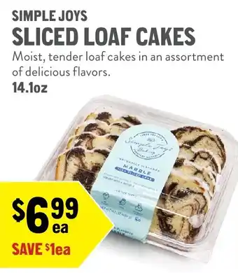Simple Joys sliced loaf cakes