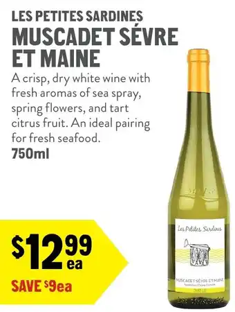 Les Petites Sardines Muscadet Sèvre et Maine