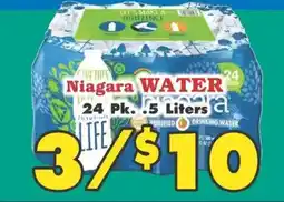 Foodland Niagara water offer