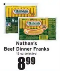 Ray's Food Nathan's Beef Dinner Franks offer