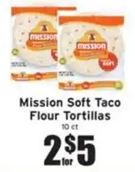 Ray's Food Mission soft taco flour tortillas offer