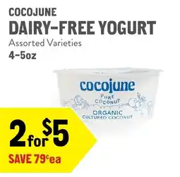 New Seasons Market Cocojune dairy-free yogurt offer