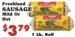 Foodland Freshland country sausage offer