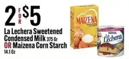Jons International La Lechera Sweetened Condensed Milk or Maizena Corn Starch offer