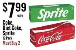 Jons International Coke, Diet Coke, Sprite offer