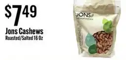 Jons International Jons Cashews offer