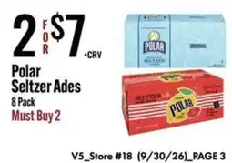Jons International Polar Seltzer Ades offer