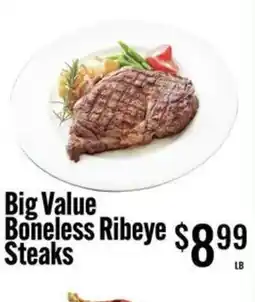 Jons International Big Value Boneless Ribeye Steaks offer
