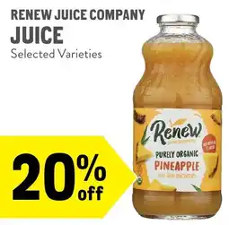New Seasons Market Renew juice company pineapple offer