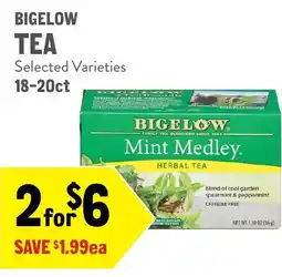 New Seasons Market Bigelow Mint Medley offer