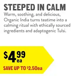 New Seasons Market Organic India tea offer