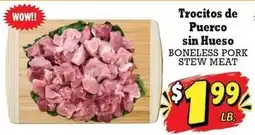 La Michoacana Boneless Pork Stew Meat offer