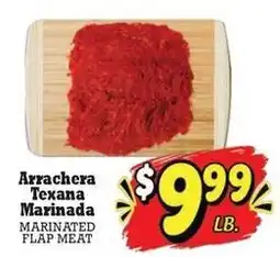 La Michoacana Arrachera Texana Marinada Marinated Flap Meat offer
