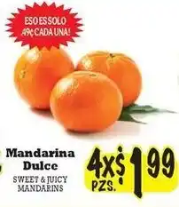 La Michoacana Mandarina Dulce offer