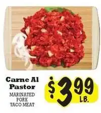 La Michoacana Carne Al Pastor Marinated Pork Taco Meat offer
