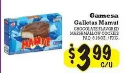 La Michoacana Gamesa Galletas Mamut offer