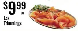 Jons International Lox Trimmings offer