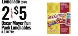 Jons International Oscar Mayer Fun Pack Lunchables offer