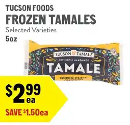 New Seasons Market Tucson foods frozen tamales offer