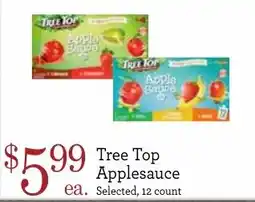 Yoke's Fresh Market Tree Top Applesauce offer