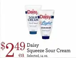 Yoke's Fresh Market Daisy squeeze sour cream offer