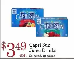 Yoke's Fresh Market Capri Sun Juice Drinks offer