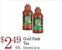 Yoke's Fresh Market Gold Peak Tea offer