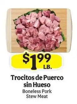 La Michoacana Boneless Pork Stew Meat offer