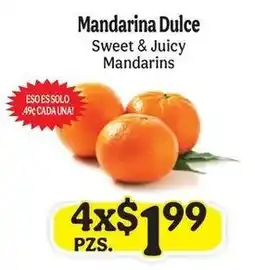 La Michoacana Mandarina Dulce Sweet & Juicy Mandarins offer