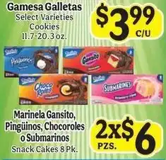 La Michoacana Gamesa Galletas Cookies offer