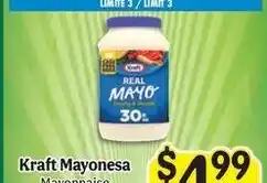 La Michoacana Kraft Mayonesa offer