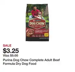Tractor Supply Company Purina Dog Chow Complete Adult Beef Formula Dry Dog Food offer