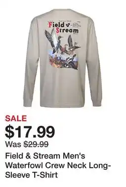 Tractor Supply Company Field & Stream Men's Waterfowl Crew Neck Long-Sleeve T-Shirt offer
