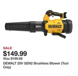 Tractor Supply Company DEWALT 20V GEN2 Brushless Blower (Tool Only) offer