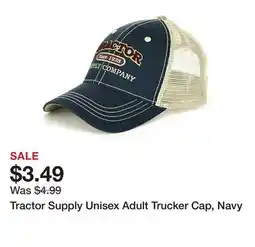 Tractor Supply Company Tractor Supply Unisex Adult Trucker Cap, Navy offer