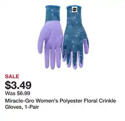 Tractor Supply Company Miracle-Gro Women's Polyester Floral Crinkle Gloves, 1-Pair offer